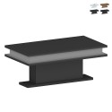 Moderner Couchtisch mit RGB LED-Beleuchtung 100x55cm Little Big Angebot