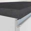 Cuisine complète modulaire design linéaire style moderne 256cm Essence 
