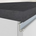 Cuisine moderne complète design linéaire 256cm modulable Unica 