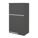 Set de muebles cubre nevera empotrado y especiero cocina lineal Fist 