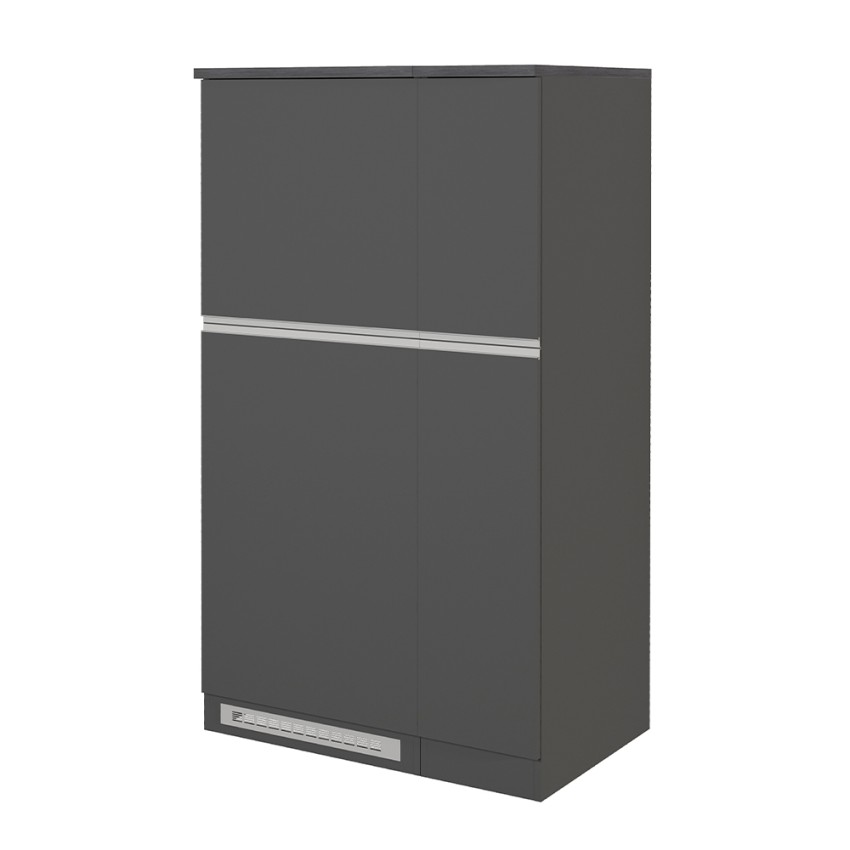 Set de muebles cubre nevera empotrado y especiero cocina lineal Fist 