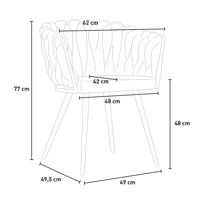 Poltrona Design In Velluto Sedia Braccioli Gambe Dorate Versailles Vendita - 8
