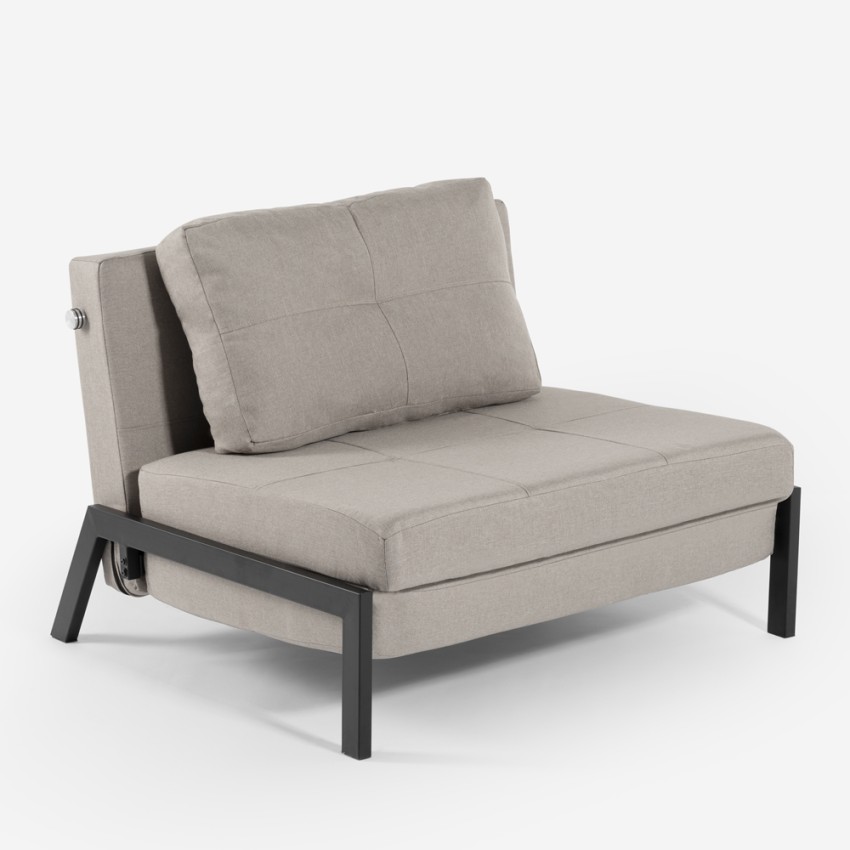 Fauteuil-lit en tissu pliable salon bureau Selene Choix
