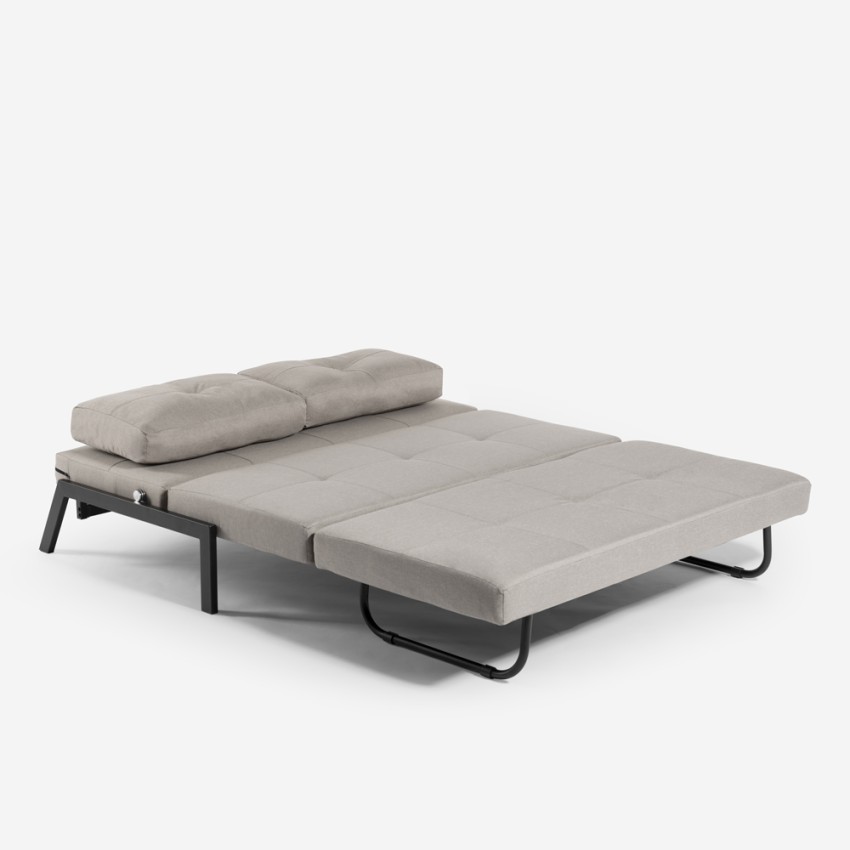 Faltbarer Sessel Schlafsofa 2-Sitzer aus Stoff Elysee 