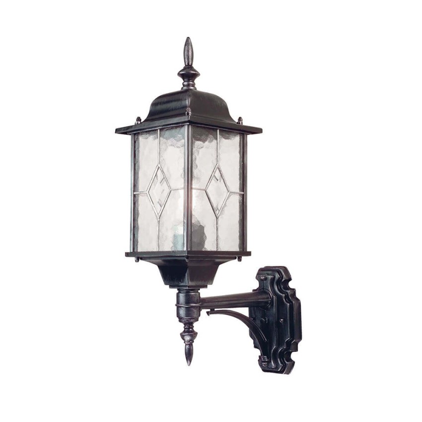 Lampadaire extérieur style classique capteur de mouvement Wexford 1 Promotion