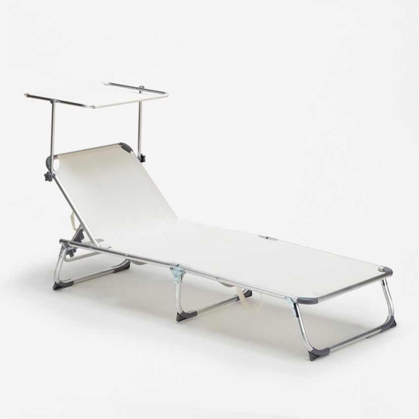 2 Tumbonas de playa plegable portátil aluminio California Compra