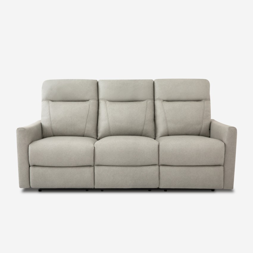 Sofa 3-Sitzer elektrisch verstellbar relax 2 USB in Kunstleder Jovit Verkauf