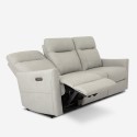 Sofa 3-Sitzer elektrisch verstellbar relax 2 USB in Kunstleder Jovit Kosten