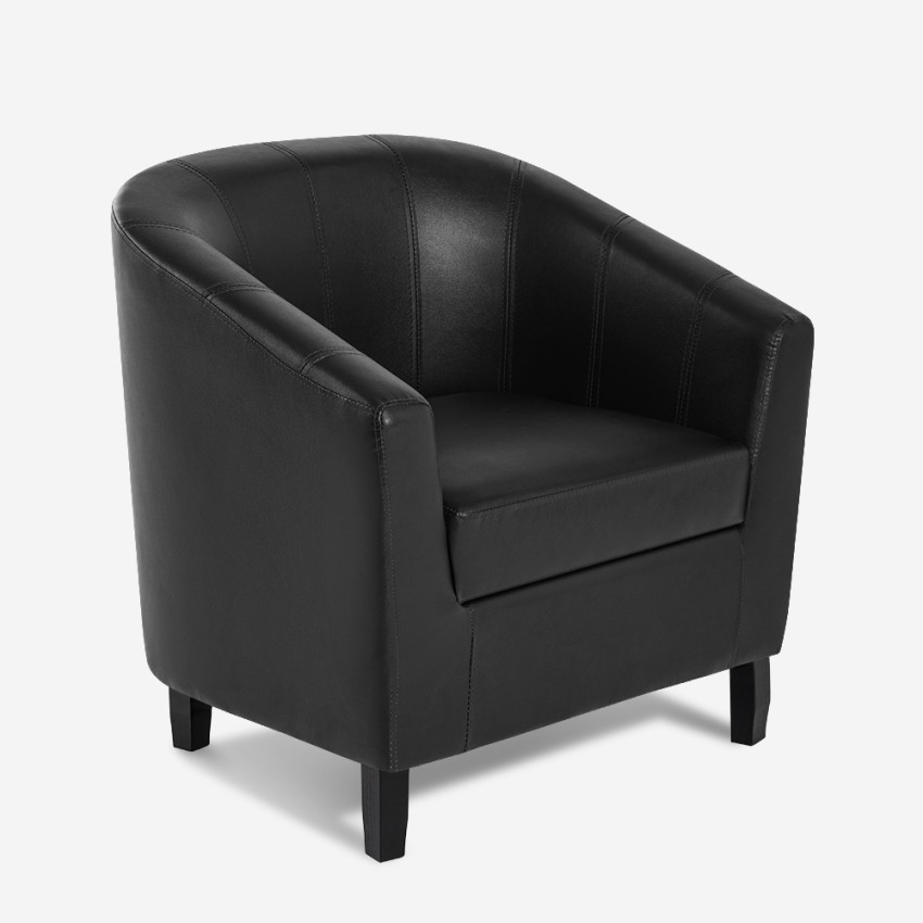 Loungesessel Kunstleder Wohnzimmer Büro Wartezimmer Cookie Katalog