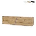 Wandmontierter TV-Schrank 160cm modernes minimalistisches Design LED Regat Angebot