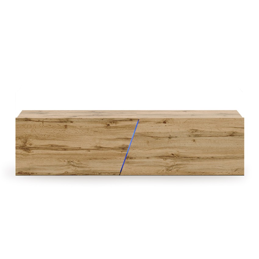 Wandmontierter TV-Schrank 160cm modernes minimalistisches Design LED Regat 