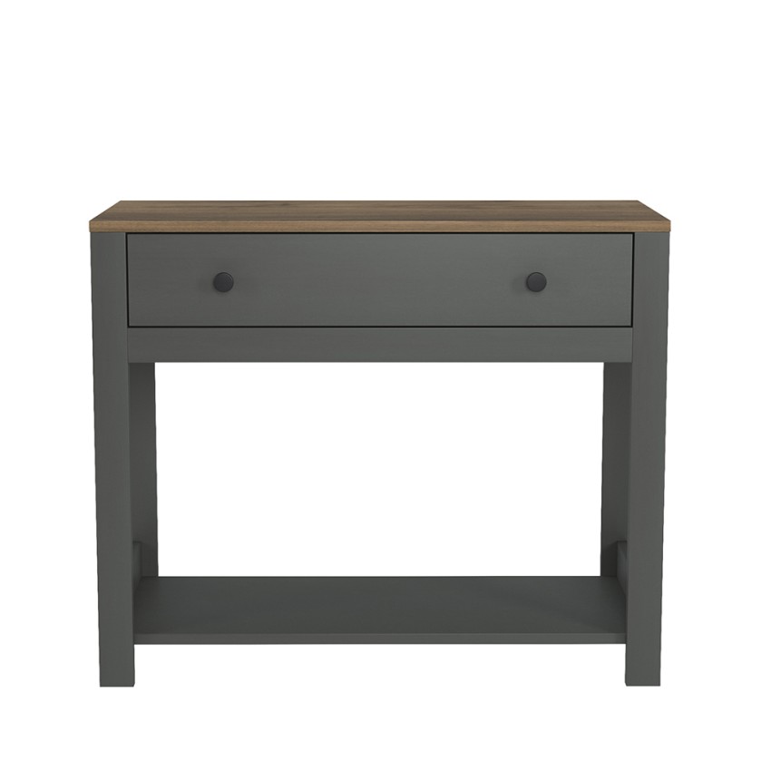 Schwarz-weißer Konsolenschrank im klassischen Stil mit Schublade Corlay Modell