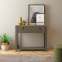 Mobile consolle ingresso bianco nero stile classico con cassetto Corlay Caratteristiche