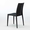 22er Bistrot Grand Soleil Poly-Rattan-Stühle für Bar und Gartenrestaurant Modell
