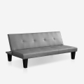 Sofá cama 2 plazas apertura clic clac diseño moderno Neluba Lux Oferta