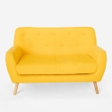 2-Sitzer Stoffsofa modernes Design skandinavischen Stil Irvine 