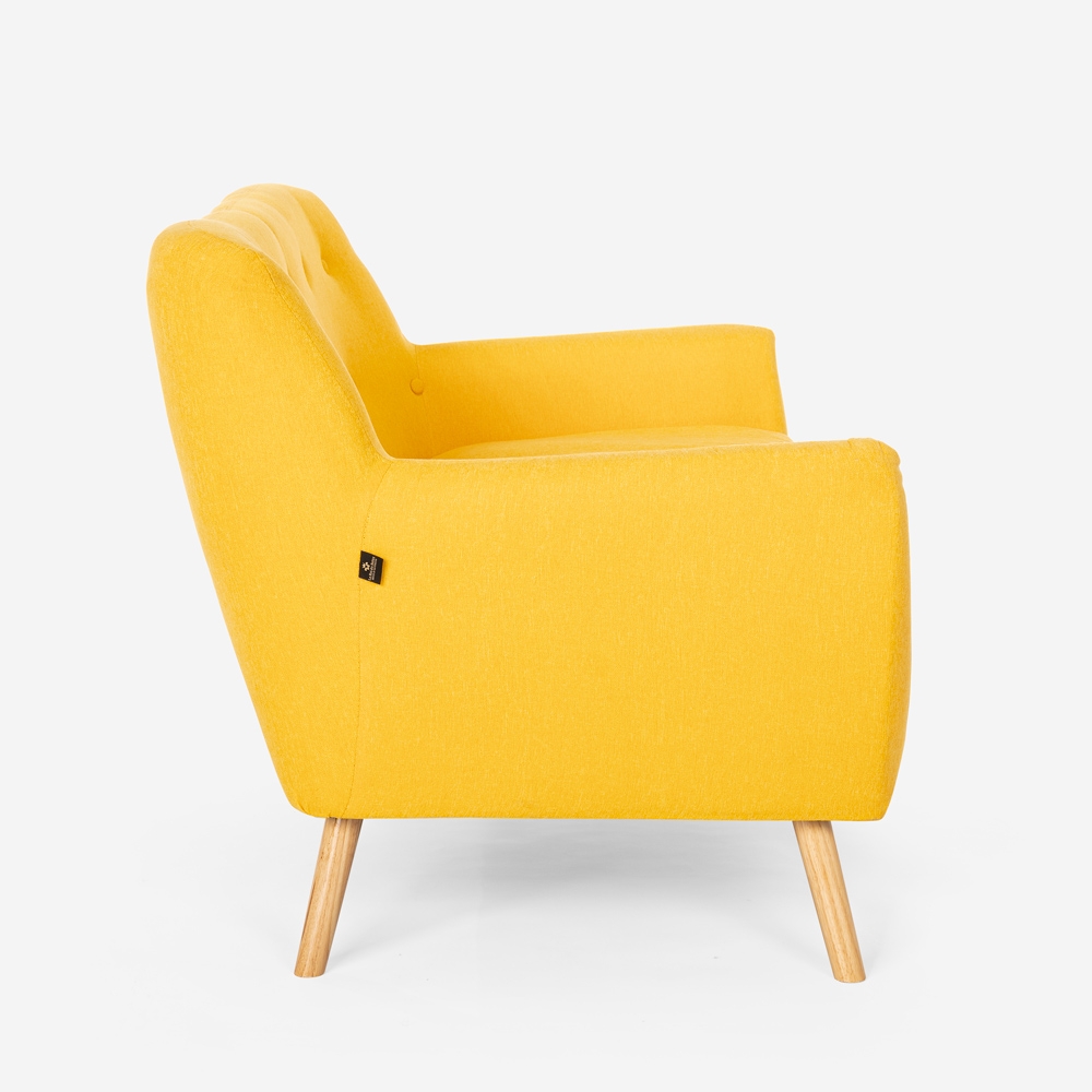 2-Sitzer Stoffsofa modernes Design skandinavischen Stil Irvine 