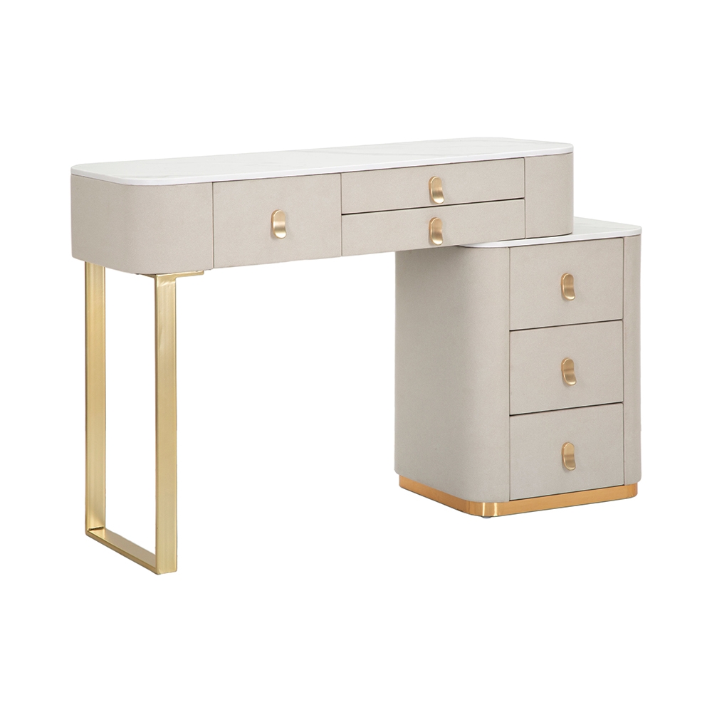 Coiffeuse avec 6 tiroirs Vanity Promotion