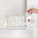 Filetto gioco Tris in plexiglass trasparente Fila 3 Gioco Gold Silver Saldi