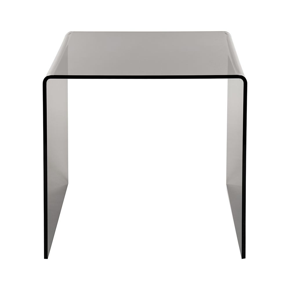Table basse moderne en plexiglas transparent 50x40x50cm 80'S Big Offre