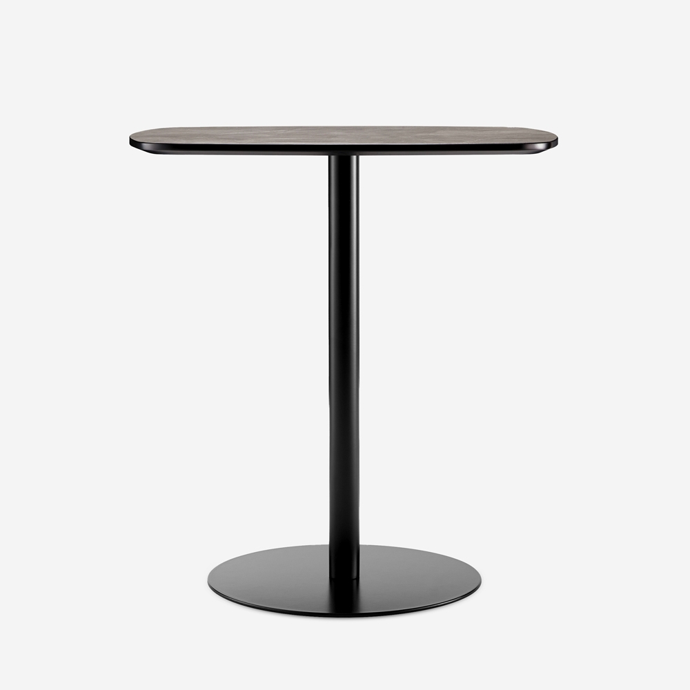 Esstisch 70x70cm für Restaurant Küche schwarz Marmoreffekt Mikee+ Angebot