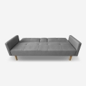 Schlafsofa 2-Sitzer nordischer Stil mit Armlehne Getränkehalter Donum Auswahl