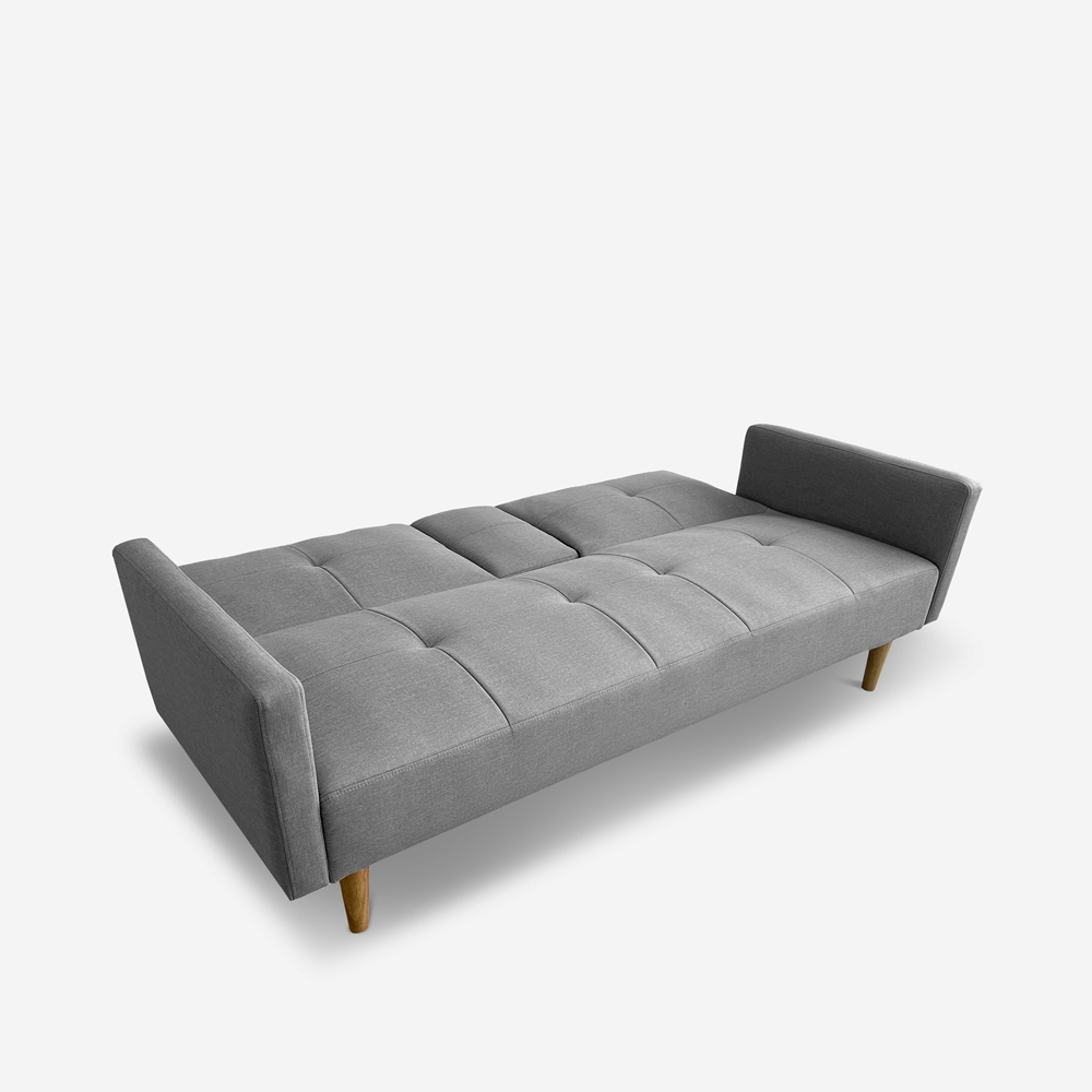 Schlafsofa 2-Sitzer nordischer Stil mit Armlehne Getränkehalter Donum Sales