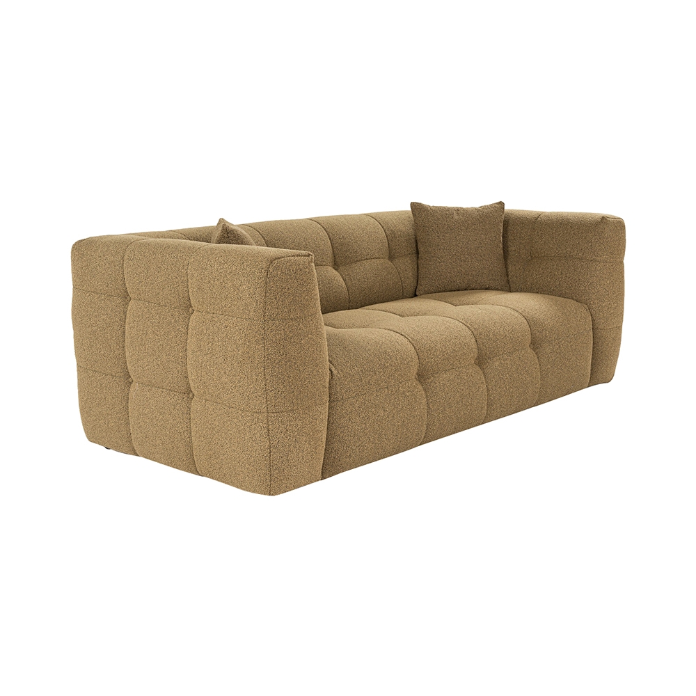 Sofa 2-Sitzer modern khakifarben Bouclè 192cm Cady 2 Verkauf