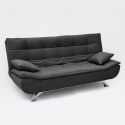 Divano letto in microfibra 2 posti design moderno Centenario Misure