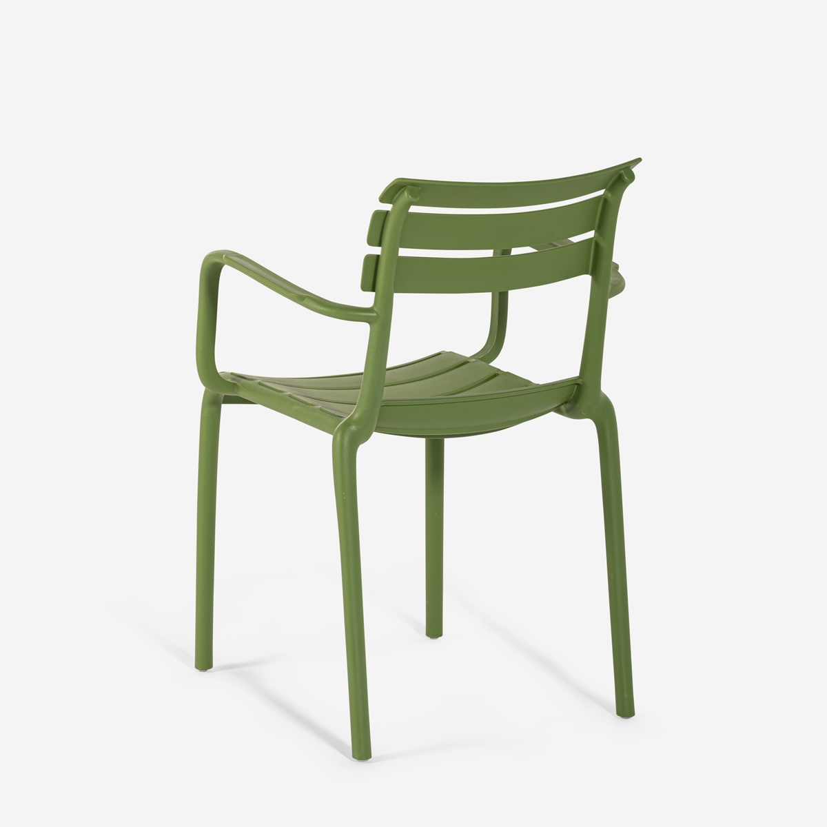 Silla de exterior de polipropileno con reposabrazos para bar cocina Satin Compra