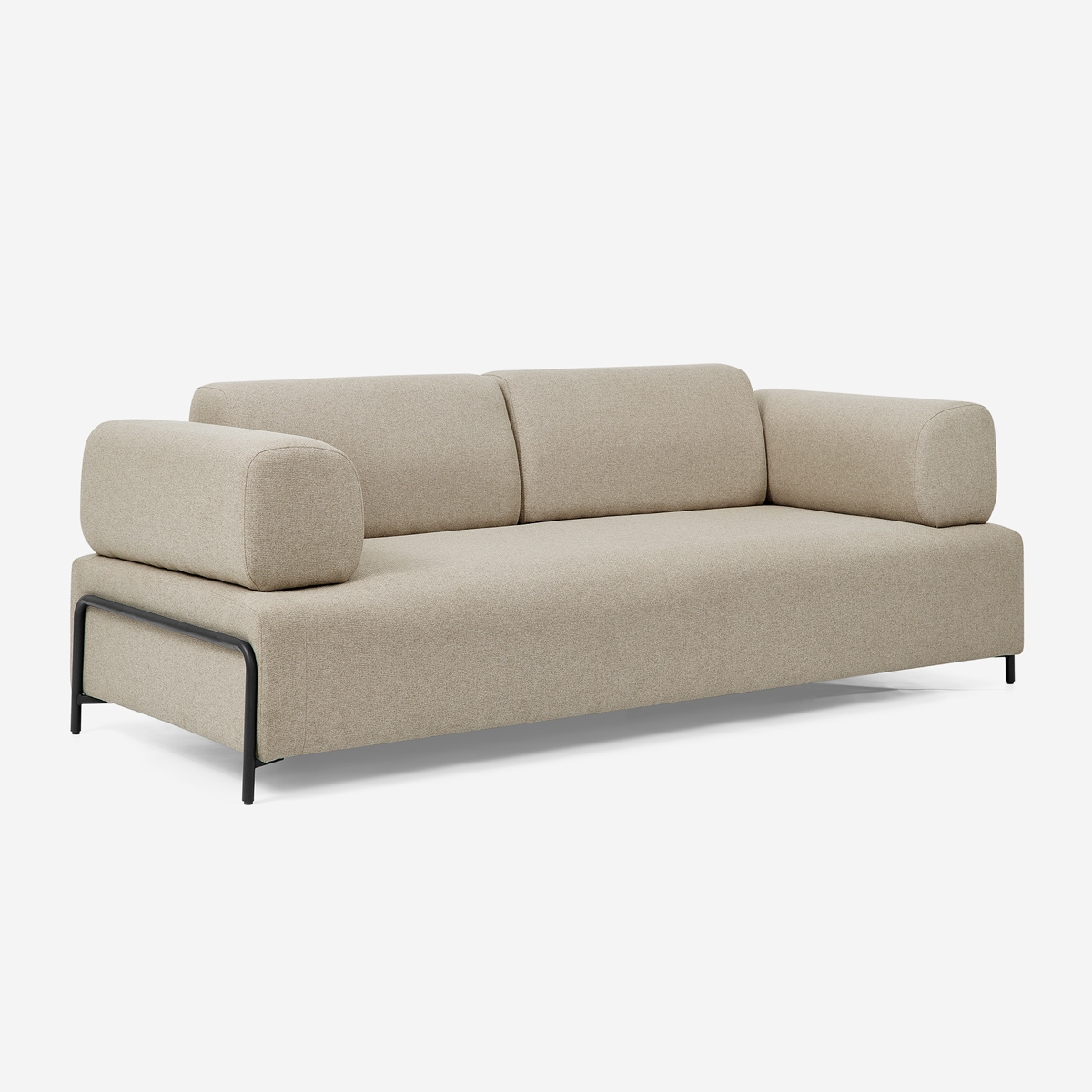 Sofa modular 3-Sitzer modernes Design mit Beistelltischen Diadema 