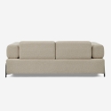 Sofa modular 3-Sitzer modernes Design mit Beistelltischen Diadema 