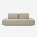 Sofa modular 3-Sitzer modernes Design mit Beistelltischen Diadema 