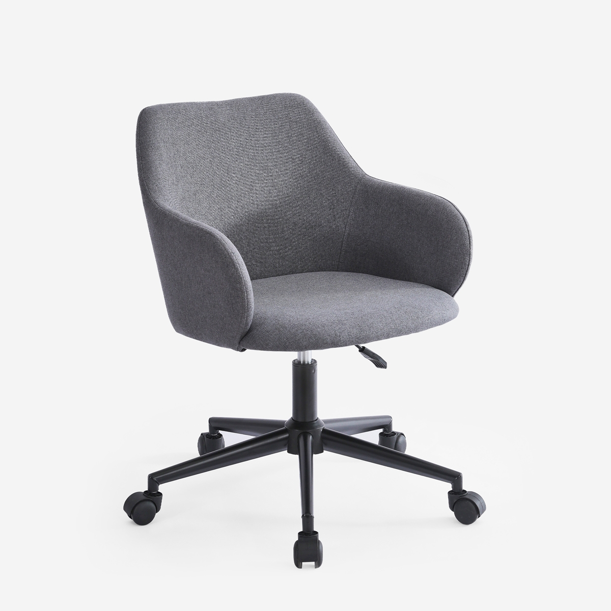 Sedia girevole in tessuto con braccioli per ufficio smart working Kivri Caratteristiche