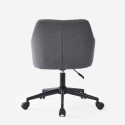 Stuhl drehbar aus Stoff mit Armlehnen Büro Homeoffice Kivri Preis