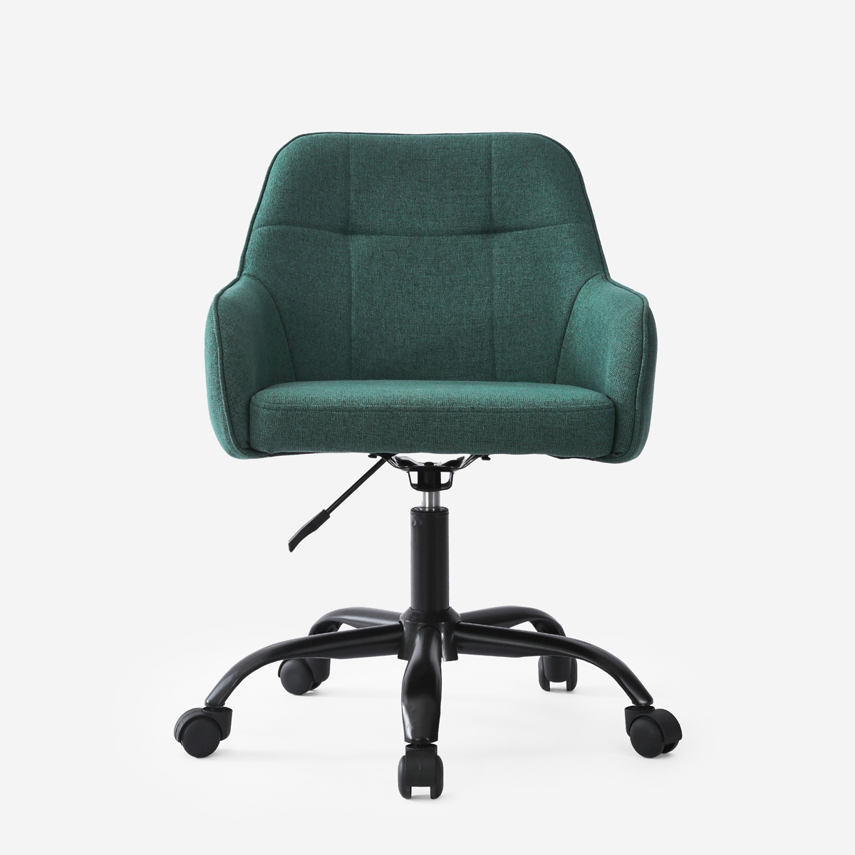 Chaise de bureau pivotante avec accoudoirs et hauteur réglable Kirma 