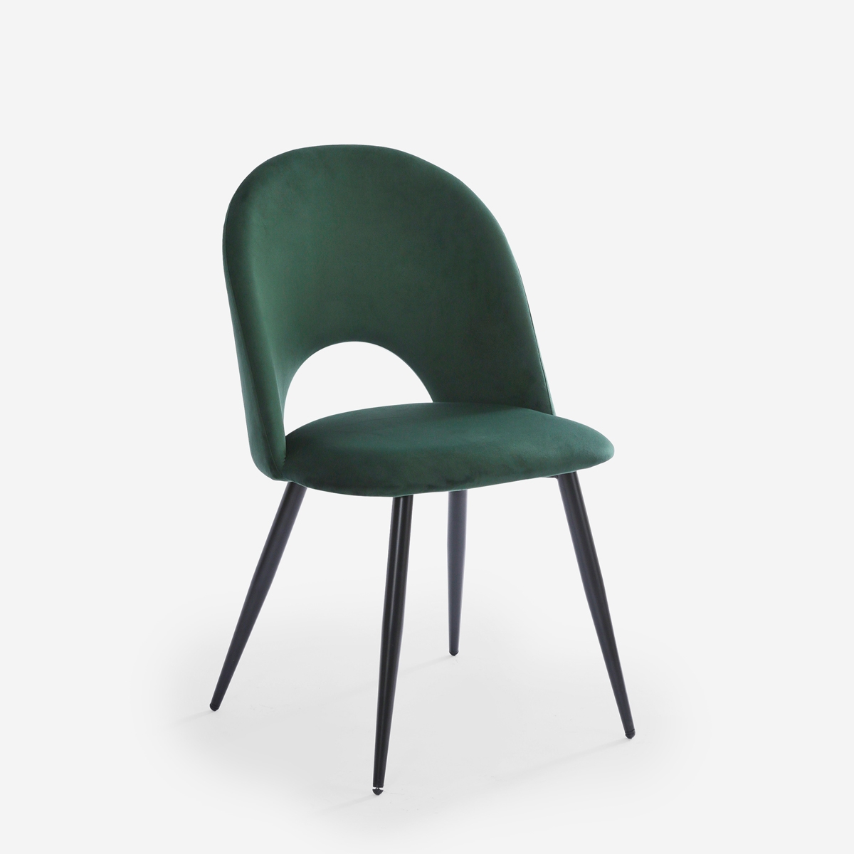 Stuhl modern aus Samt gepolstert Esszimmer Küche Zarda 