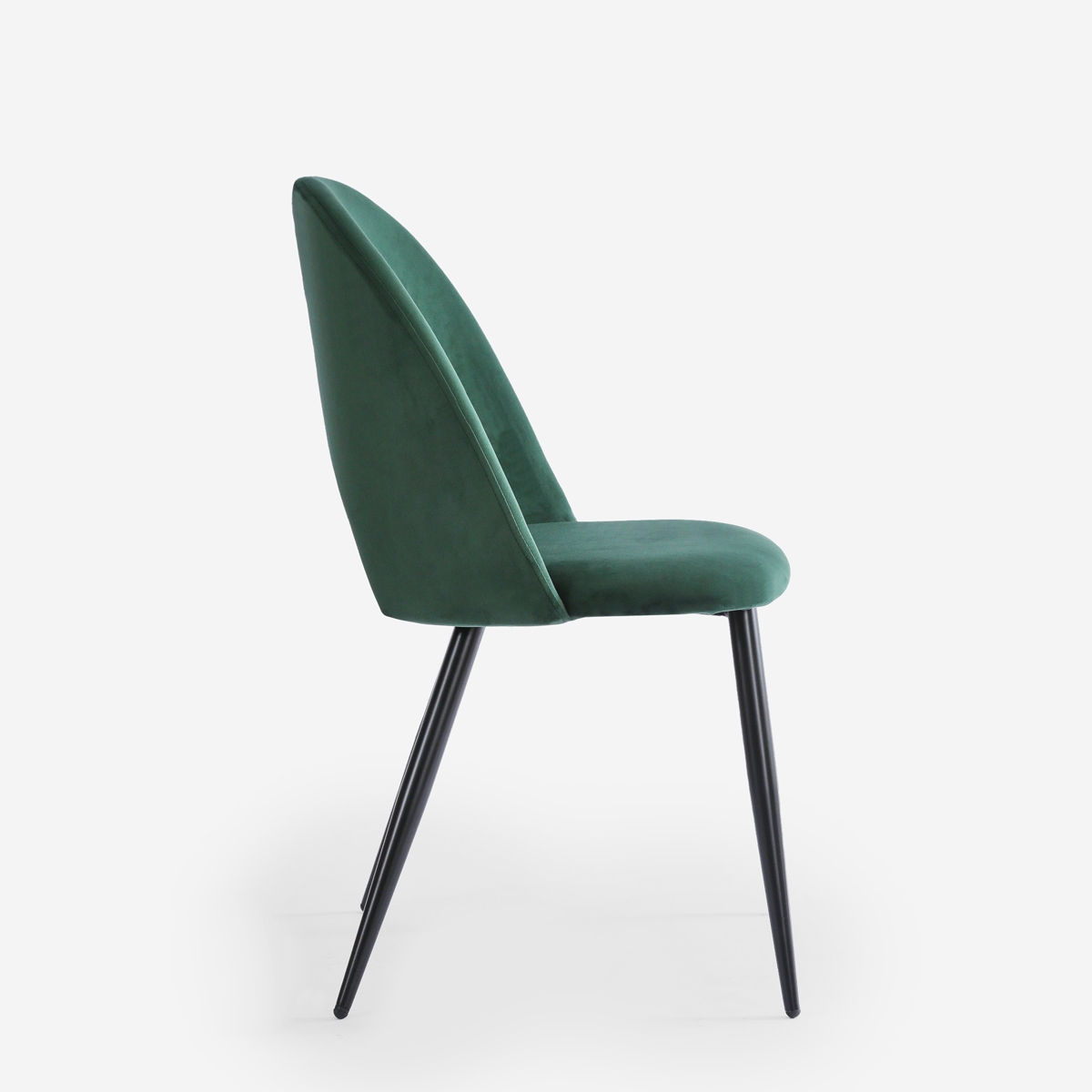 Stuhl modern aus Samt gepolstert Esszimmer Küche Zarda 