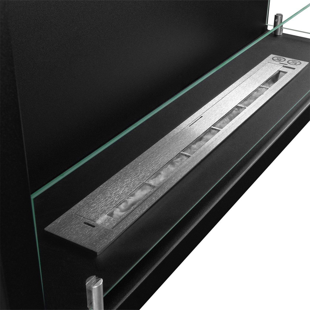 Eck-Einbau Bioethanol-Kamin 90x45 Sutri 90 Lagerbestand