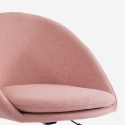 Silla de oficina giratoria de tela con altura ajustable Mikro Precio