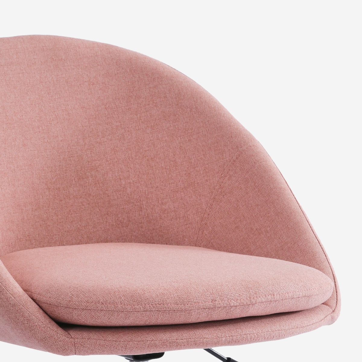 Silla de oficina giratoria de tela con altura ajustable Mikro Precio