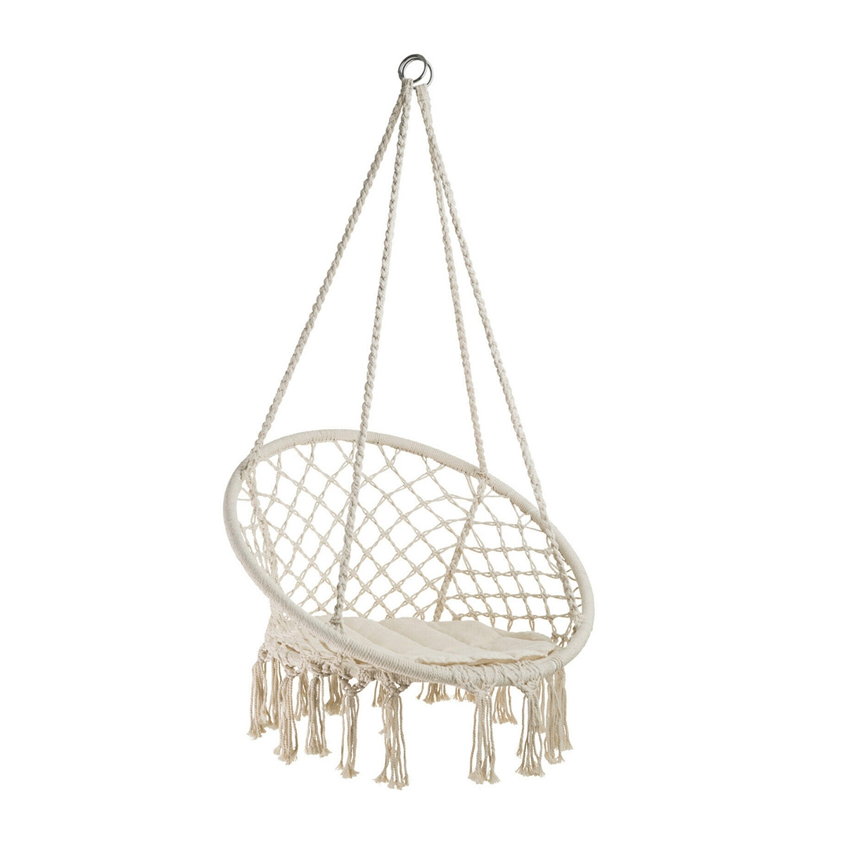Crochet De Plafond Rotatif 360° En Acier Inoxydable 304 – Charge Max 1200 Lb – Idéal Fauteuil Suspendu, Hamac, Balançoire, Yoga Aérien