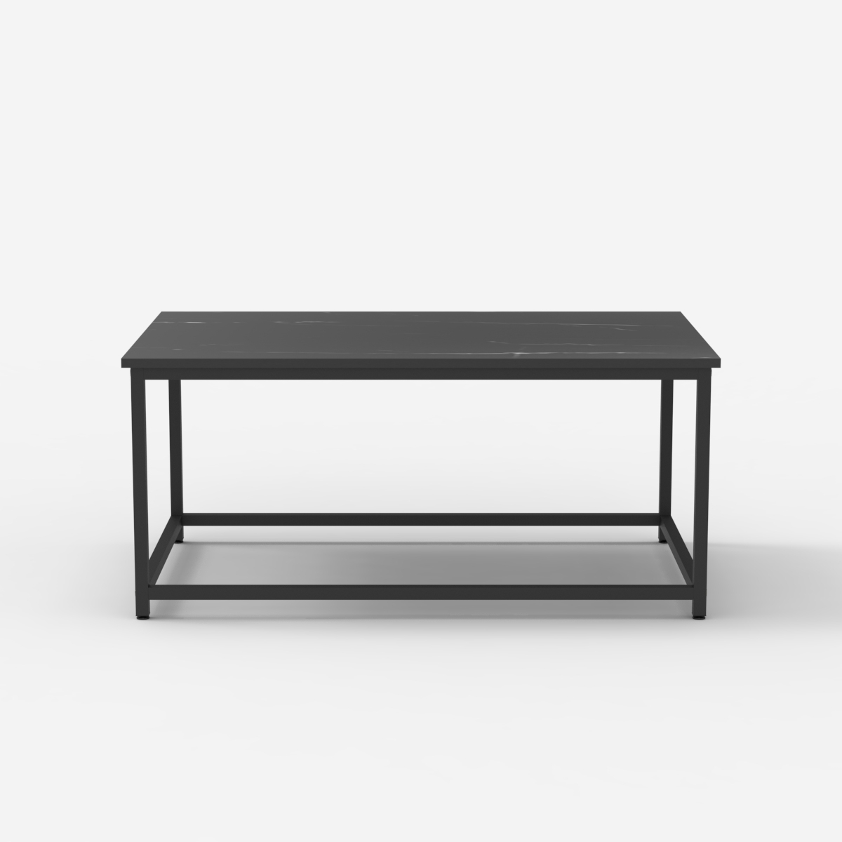 Couchtisch zeitgenössisch 100x60x45cm mit Marmoreffekt Corniola 