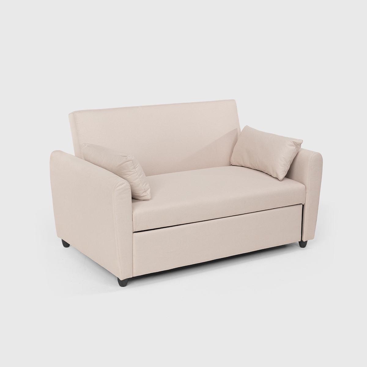 Sofá cama extraíble de 2 plazas diseño moderno en tejido PORTO RICO Stock