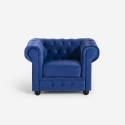 Sessel Wohnzimmer klassischer Stil Chesterfield Samt Coventry Auswahl