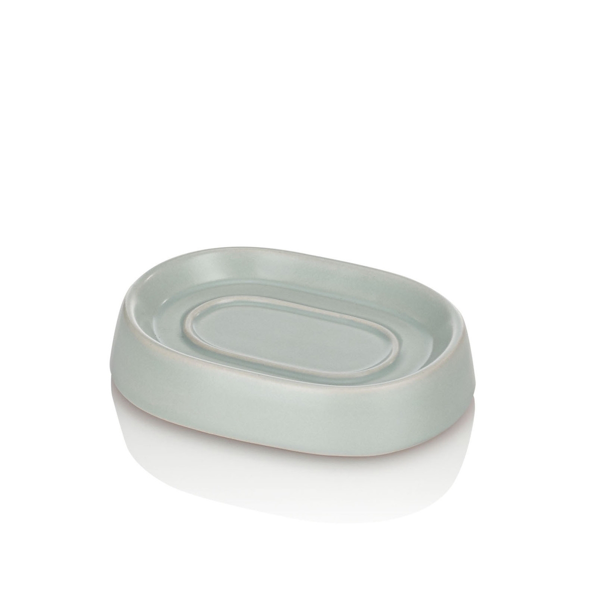 Ensemble accessoires de salle de bain 4 pièces en céramique gris mat Brooklyn Remises