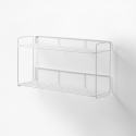 Estantería de pared de metal con 2 repisas Nori Stock