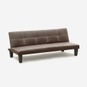Günstiges Topazio 3-Sitzer Kunstleder Schlafsofa Klappsofa Aktion