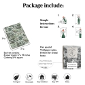 Papier peint salon avec plantes et feuilles jungle Botanica Verde Caractéristiques