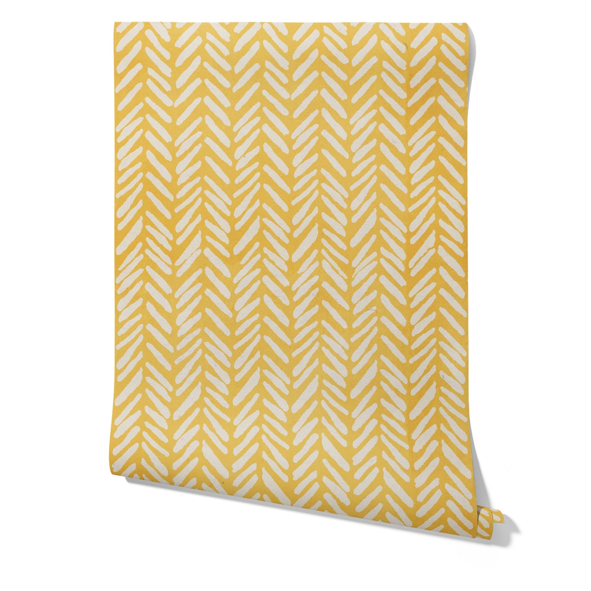 Papier peint adhésif vintage pour salon Géométrique Jaune Remises